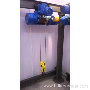 quality guaranteed steel wire rope electric hoist